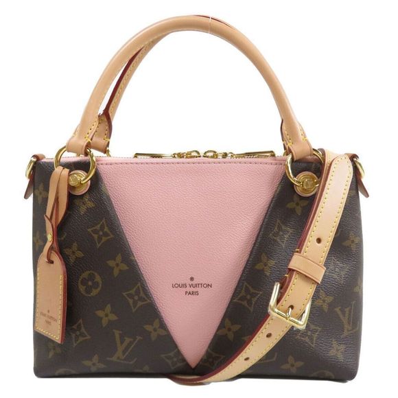 Louis Vuitton V Tote BB Monogram canvas Handbag Pink - Picture 1 of 7